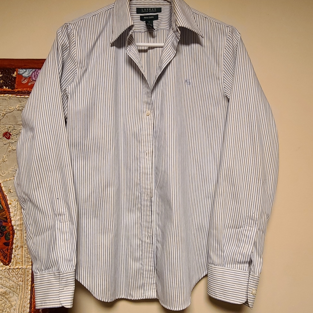 Womens Button Up Shirt, Ralph Lauren